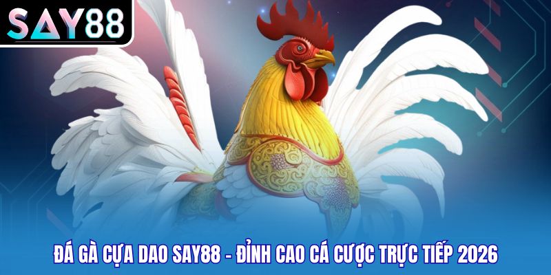 Đá Gà Cựa Dao SAY88 - Đỉnh Cao Cá Cược Trực Tiếp 2026