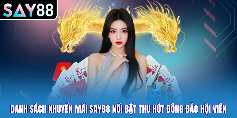 Danh sách khuyến mãi SAY88 nổi bật thu hút đông đảo hội viên